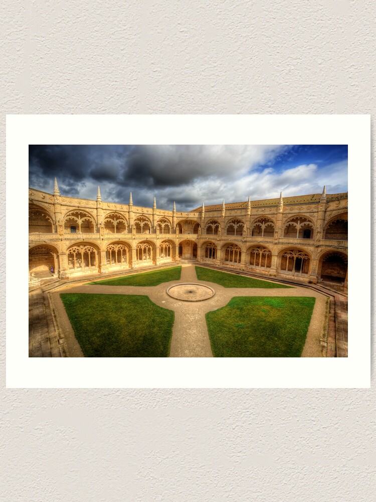 Alternate view of Monastery dos Jeronimos Cloisters Art Print