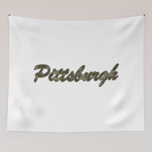 Item preview, Baseball Fan of Pittsburgh Camouflage on White designed and sold by gkillerb.