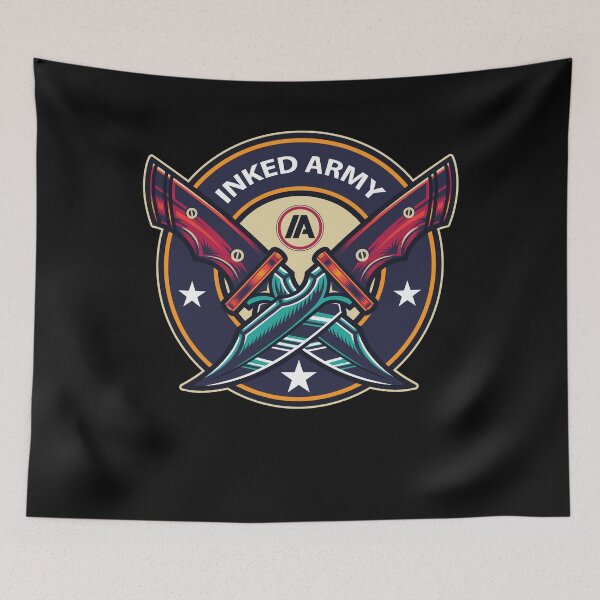 Item preview, Inked Army Dual Knife designed and sold by MOAZTees.