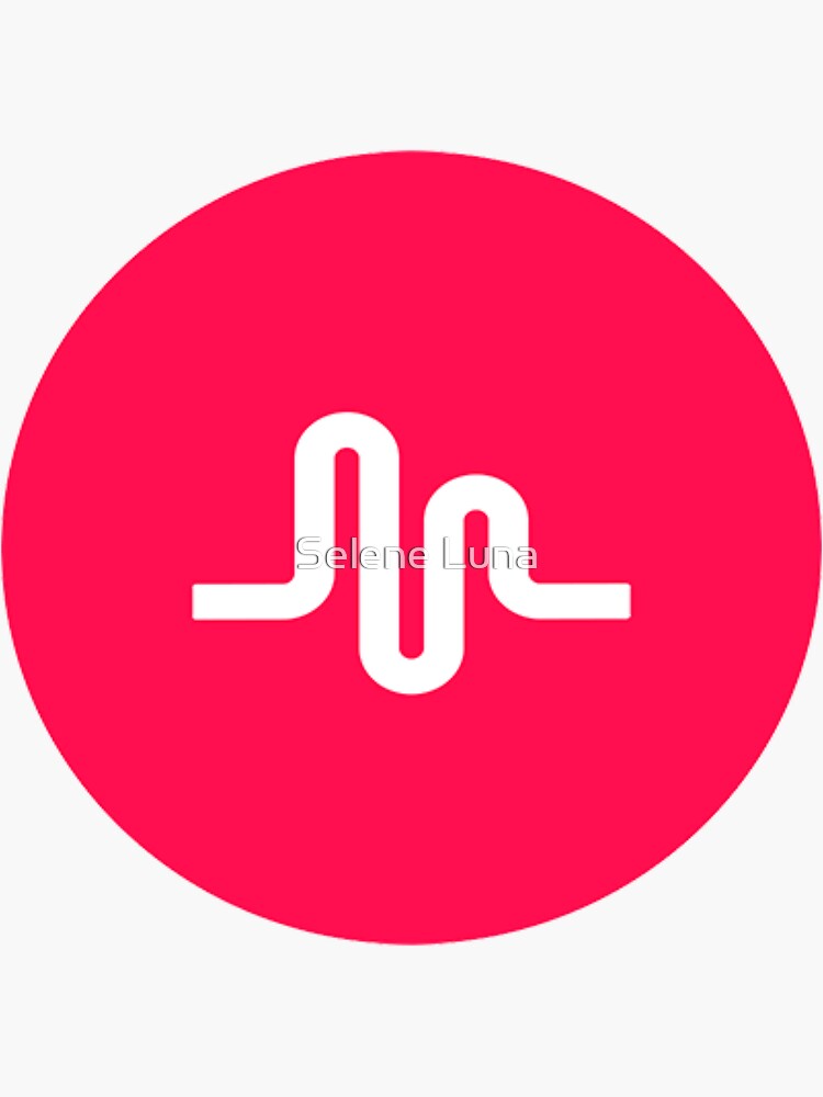 Musical.ly Logo Sticker