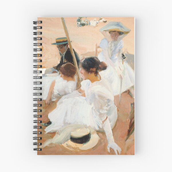 Item preview, Joaquín Sorolla - Under the awning, on the Beach at Zarauz designed and sold by Impressionist Masters.