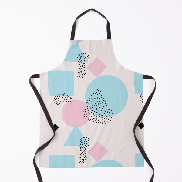 Item preview, Scandinavian Retro Pink and Turquoise Black designed and sold by Pink Pineapple Works.