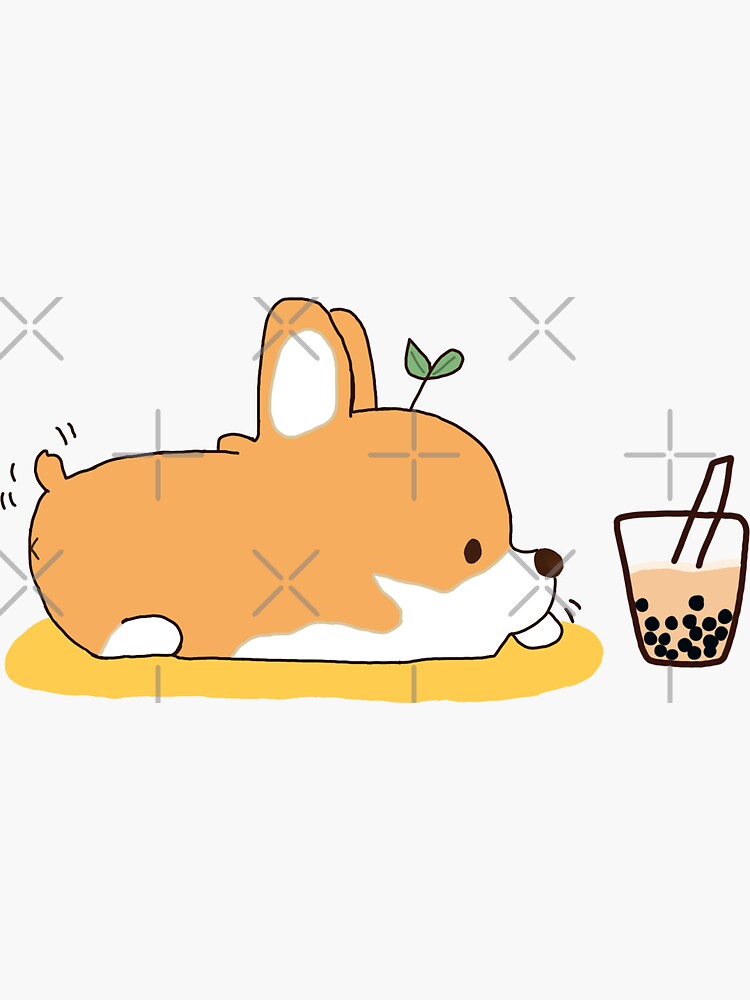 boba squishmallow corgi