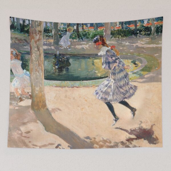 Item preview, Joaquín Sorolla - The Skipping Rope designed and sold by Impressionist Masters.