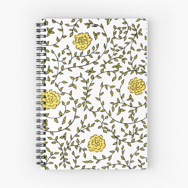 Item preview, Yellow Fleur Pattern designed and sold by SarahCBrooks.