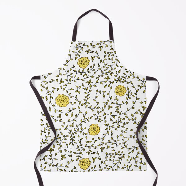 Item preview, Yellow Fleur Pattern designed and sold by SarahCBrooks.