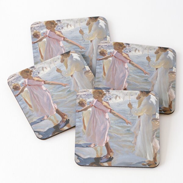Item preview, Joaquín Sorolla - Time for a Bathe, Valencia designed and sold by Impressionist Masters.