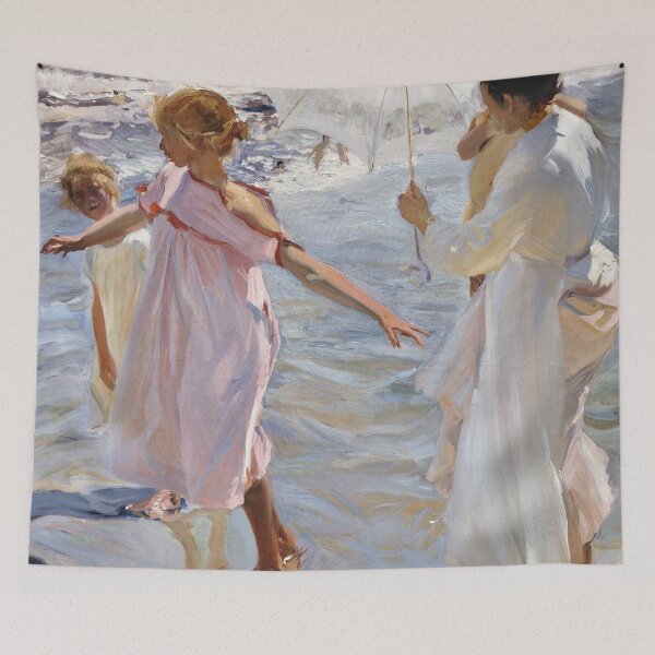 Item preview, Joaquín Sorolla - Time for a Bathe, Valencia designed and sold by Impressionist Masters.