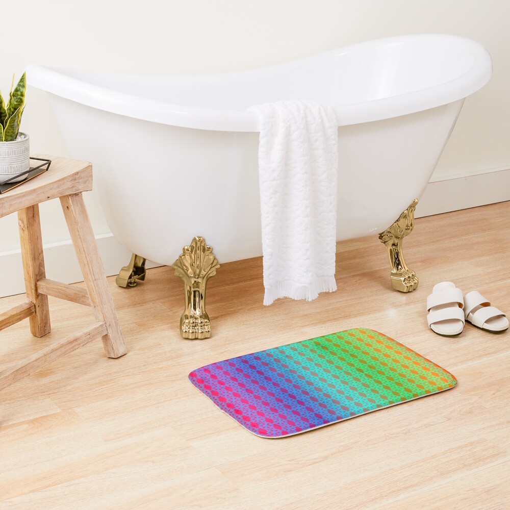 Item preview, Bath Mat designed and sold by designdukan.