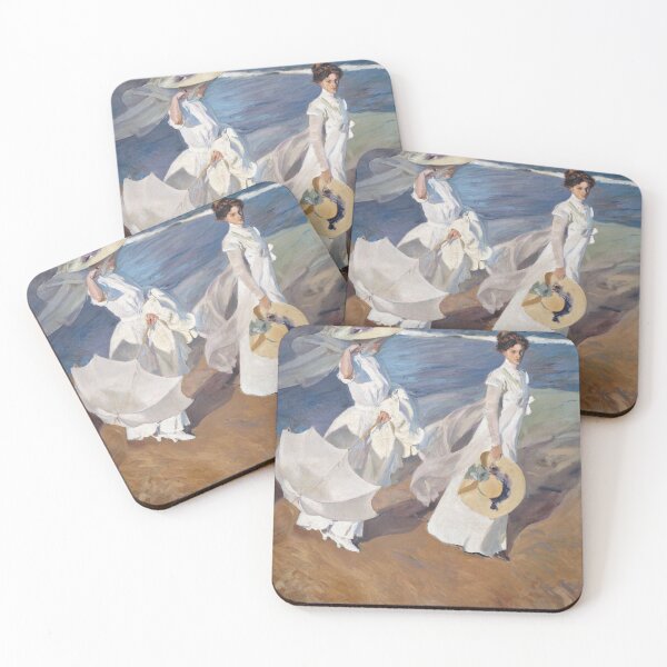 Item preview, Joaquín Sorolla - Strolling along the Seashore designed and sold by Impressionist Masters.