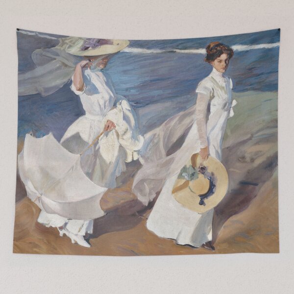 Item preview, Joaquín Sorolla - Strolling along the Seashore designed and sold by Impressionist Masters.