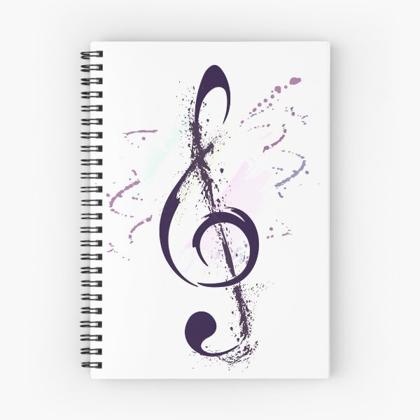 Item preview, Treble Clef on Watercolor Splash designed and sold by WisdomInspired.