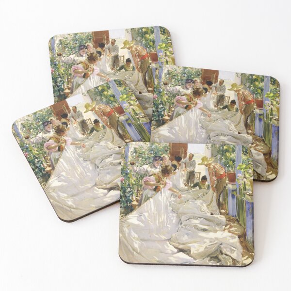 Item preview, Joaquín Sorolla - Sewing the Sail designed and sold by Impressionist Masters.