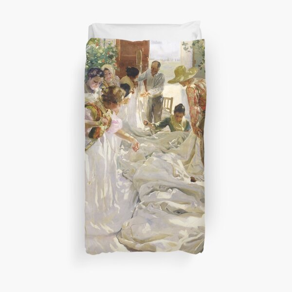 Joaquín Sorolla - Cosiendo la vela Funda nórdica