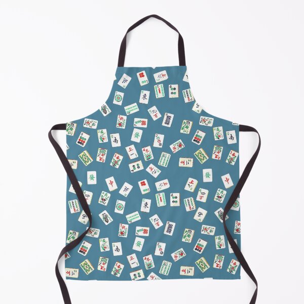 Item preview, mah jongg tiles blue designed and sold by farreystudio.