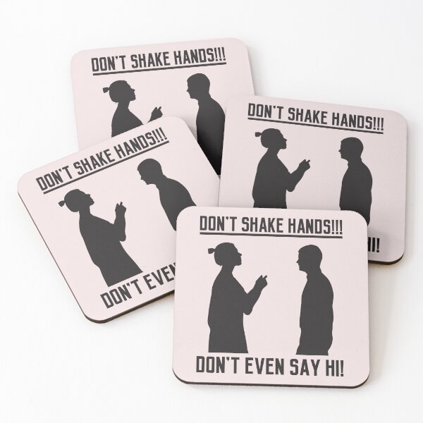 Item preview, Don't shake hands social distancing designed and sold by ayaato.