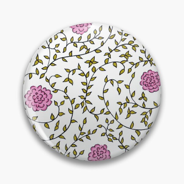Item preview, Pink Fleur Pattern designed and sold by SarahCBrooks.