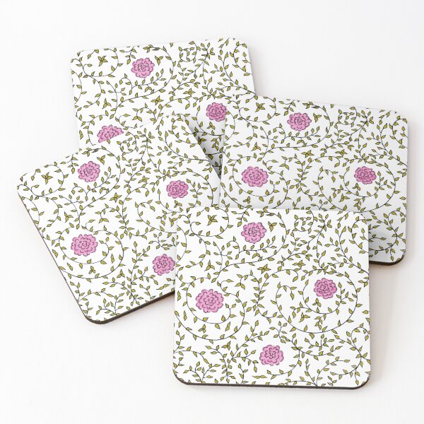 Item preview, Pink Fleur Pattern designed and sold by SarahCBrooks.