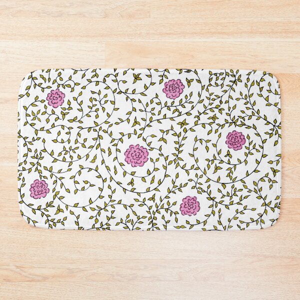 Item preview, Pink Fleur Pattern designed and sold by SarahCBrooks.