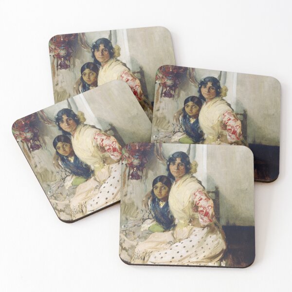 Item preview, Joaquín Sorolla - Pepilla the Gypsy and Her Daughter designed and sold by Impressionist Masters.
