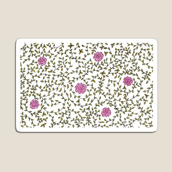 Item preview, Pink Fleur Pattern designed and sold by SarahCBrooks.