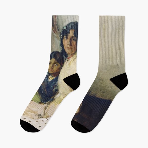 Item preview, Joaquín Sorolla - Pepilla the Gypsy and Her Daughter designed and sold by Impressionist Masters.