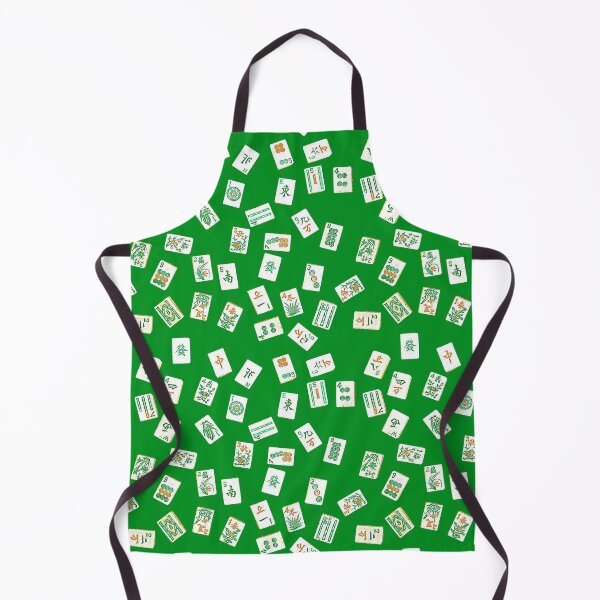 Item preview, mah jongg tiles green designed and sold by farreystudio.