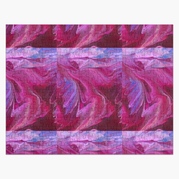 Blue & Red Jigsaw Puzzle