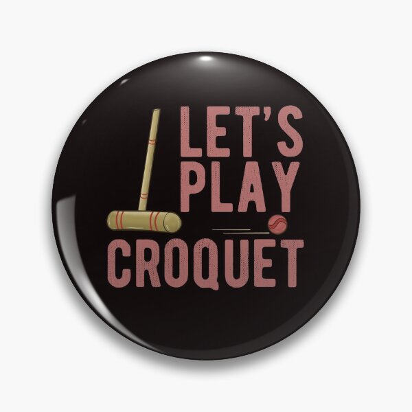 Item preview, Lets Play Croquet - Croquet Player gift designed and sold by Dan66.