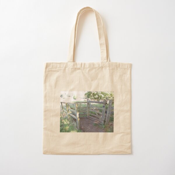 Merch #91 -- Kissing Gate (Hadrian's Wall) Cotton Tote Bag