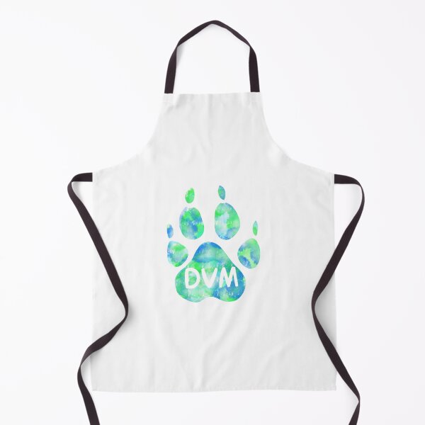 Item preview, DVM - Doctor of Veterinary Medicine Paw Print (Green) designed and sold by dannydoesarts.
