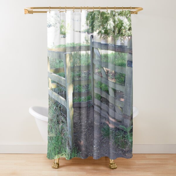 Merch #91 -- Kissing Gate (Hadrian's Wall) Shower Curtain