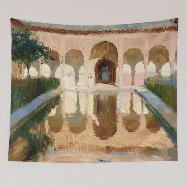 Item preview, Joaquín Sorolla - Hall of the Ambassadors, Alhambra, Granada designed and sold by Impressionist Masters.