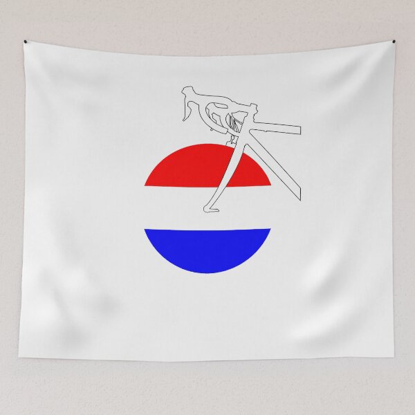 Item preview, Road Bicycle Netherlands Flag designed and sold by RabeDesigns.