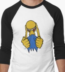 Alien Pac Man Men's Baseball ¾ T-Shirt