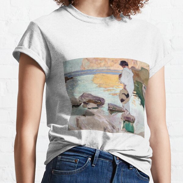 Item preview, Joaquín Sorolla - Elena at Cala de San Vicente designed and sold by Impressionist Masters.