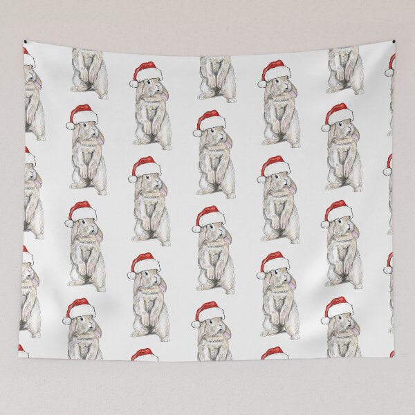 Item preview, Christmas Rabbit designed and sold by KitCatCards.