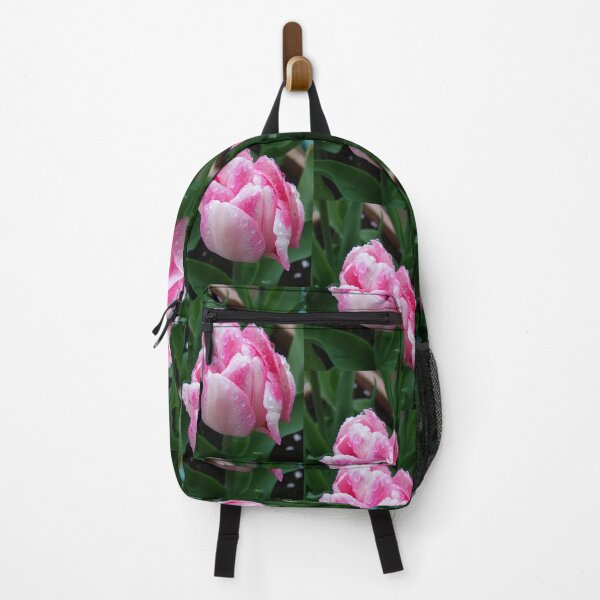 Item preview, Two Tone Pink Tulip covered in raindrops designed and sold by LoneAngel.