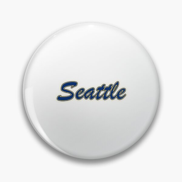 Item preview, Baseball Fan of Seattle Blue and Gold on White designed and sold by gkillerb.