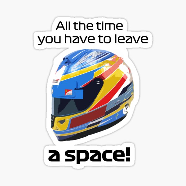 FERNANDO ALONSO: SIE MÜSSEN EINEN RAUM VERLASSEN Sticker
