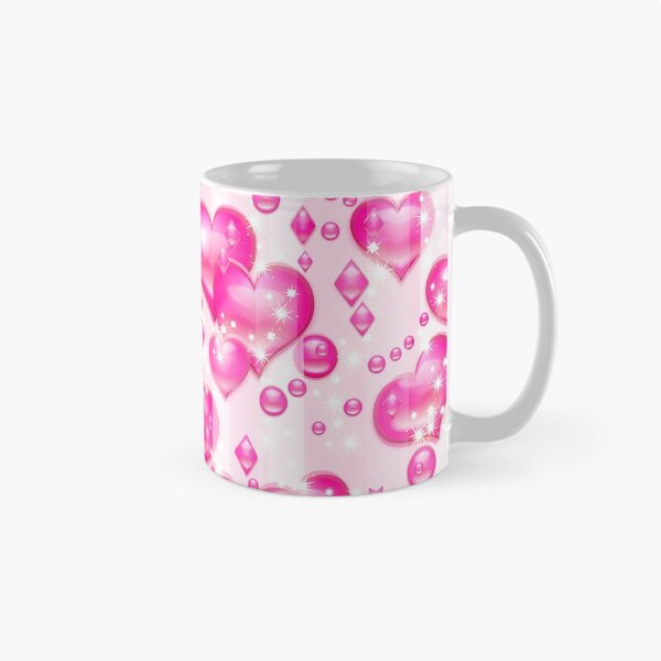 Item preview, Valentine's pink hearts (seamless pattern) designed and sold by MysticaLink.