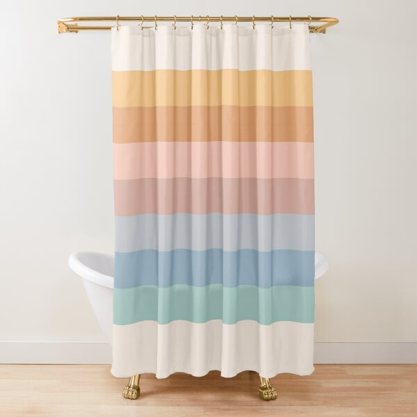 Pastel Retro Rainbow Stripes