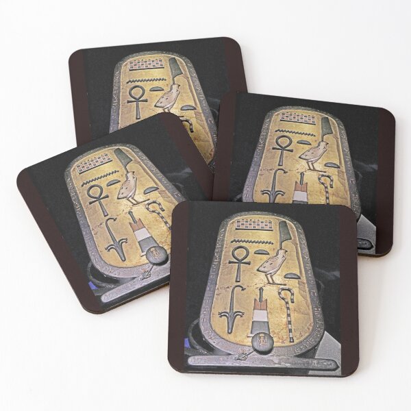 Item preview, boite avec cartouche incrusté pour bijoux de toutânkhamon  par Okaio  Olavia&Olao 2019 designed and sold by o.okaïo.