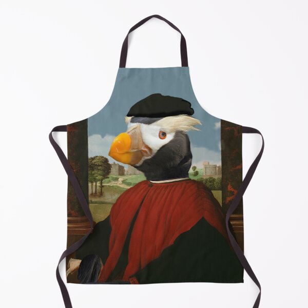 Item preview, Renaissance Puffin - Fratercula cirrhata in red designed and sold by TheCurators.