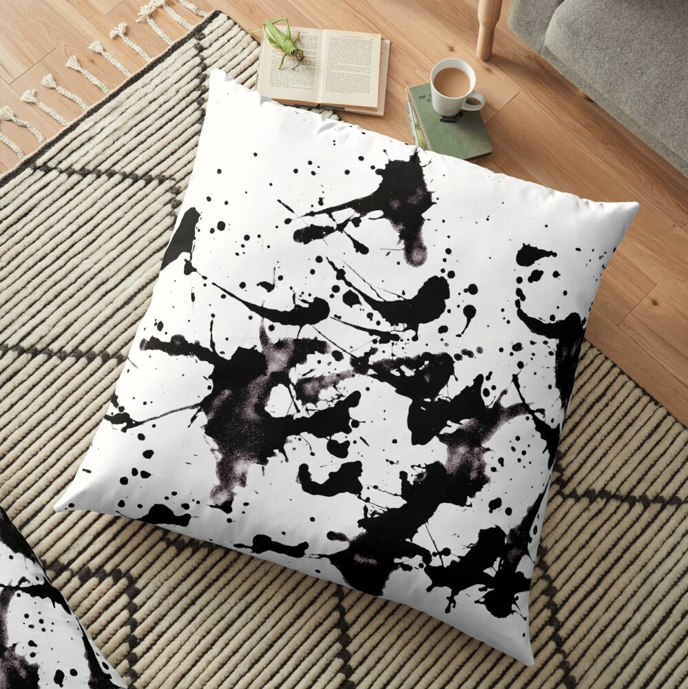 Like Pollock Floor Pillow