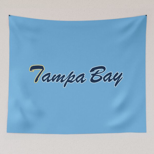 Item preview, Baseball Fan of Tampa Bay Navy Yellow and White on Blue designed and sold by gkillerb.