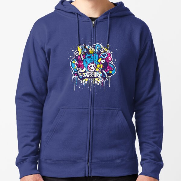 Un-Lucky Kitty Zipped Hoodie