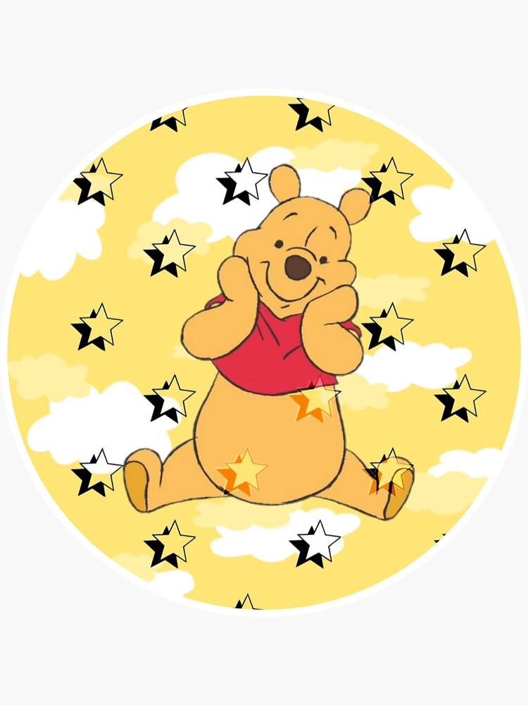 Winnie the pooh sticker !! Sticker for Sale by amysstickersco