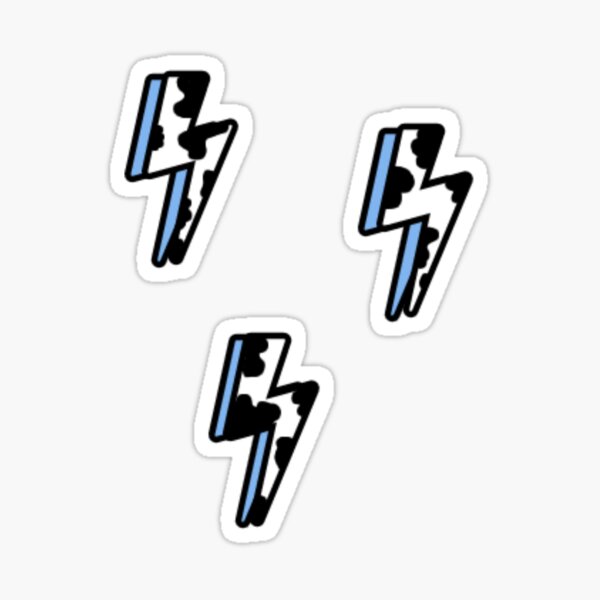 lightning bolt Sticker