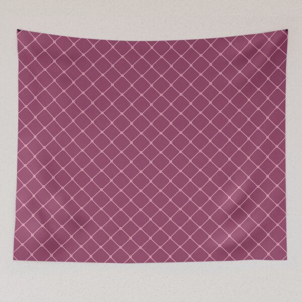 Item preview, Mauve Plum Classic Diagonal Grid designed and sold by Sharon Schwalbe.